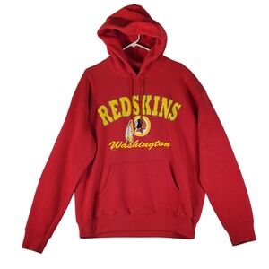 Vintage Lee Sport Washington Redskins Hoodie Red 1996 NFL Mens Medium USA Made